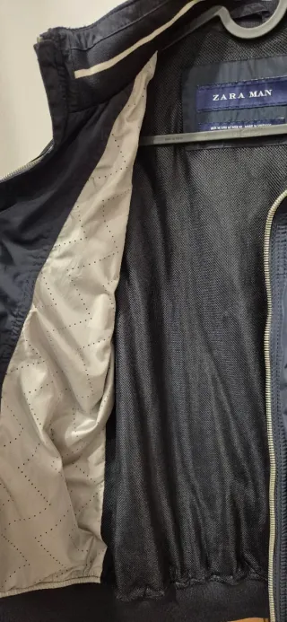 Cazadora Zara Hombre Talla M Azul