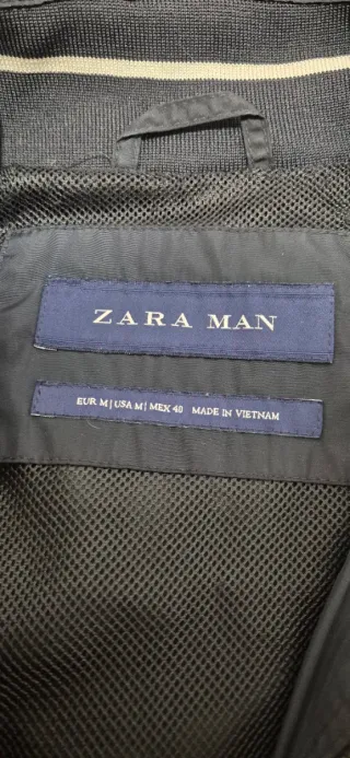 Cazadora Zara Hombre Talla M Azul