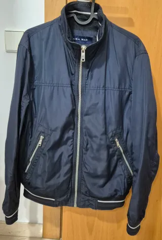 Cazadora Zara Hombre Talla M Azul