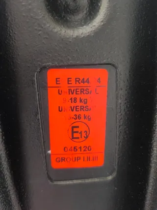 Silla de coche Grupo 1/2/3 Roja