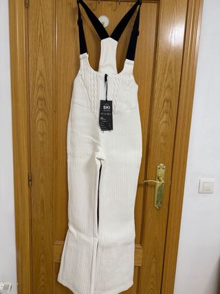 Pantalón de esquí blanco Talla M