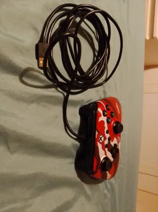 Mando Xbox Rojo Militar con Palancas