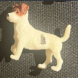 Set 4 cani miniatura marroni Scala 1:24