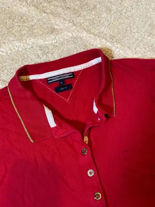 Polo Tommy Hilfiger Rojo Talla XL