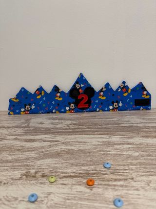Corona Mickey Mouse para 2 años