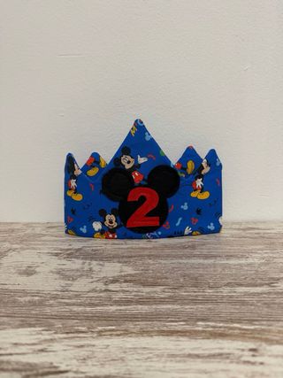 Corona Mickey Mouse para 2 años