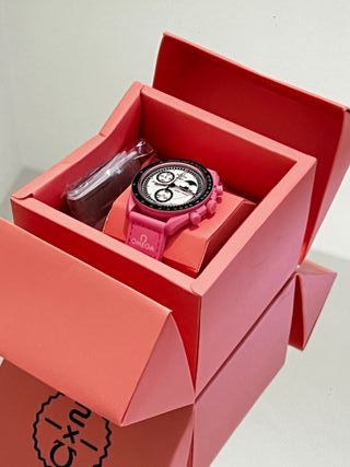 Omega Mission to the Moonphase Pink
