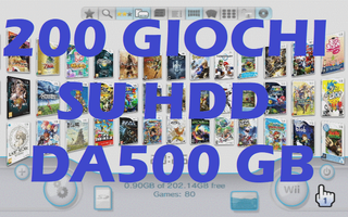 Hard Disk 500 GB Wii con 200 Giochi