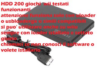 Hard Disk 500 GB Wii con 200 Giochi