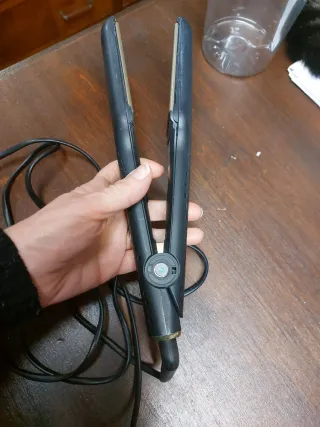 Piastra per capelli ghd max nera