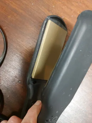 Piastra per capelli ghd max nera