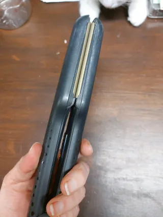 Piastra per capelli ghd max nera