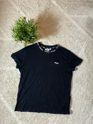 Camiseta Fila Negra Talla M