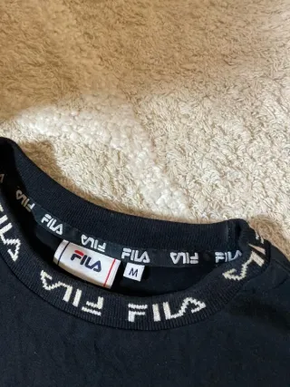 Camiseta Fila Negra Talla M