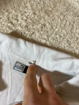 Polo sin mangas Puma blanco