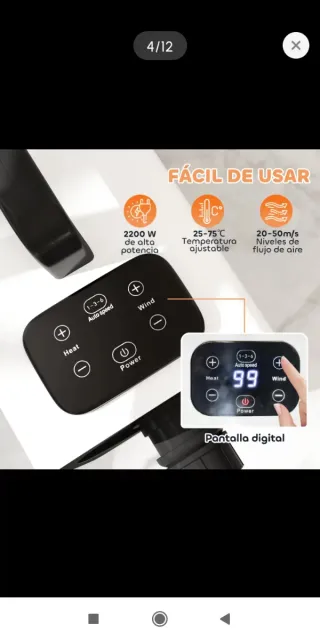 Secador Profesional para Perros 2200W