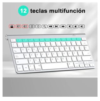 Teclado Inalambrico Bluetooth y 2.4G