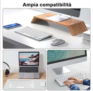 Teclado Inalambrico Bluetooth y 2.4G