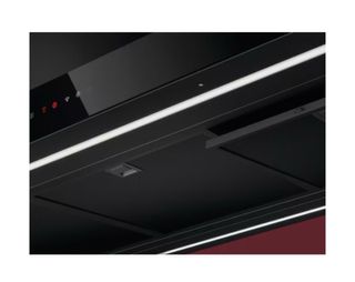 Campana extractora isla AEG negra