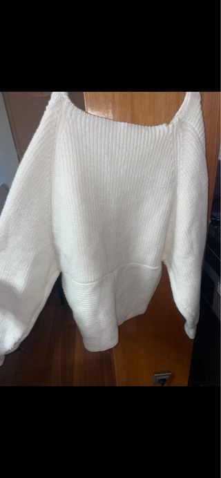 Jersey cruzado blanco