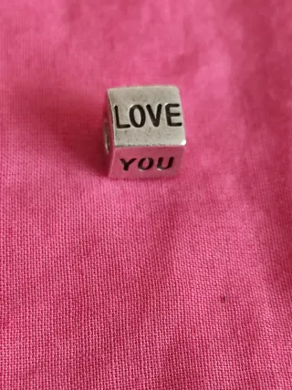 Charm Pandora Corazón Plata y Oro