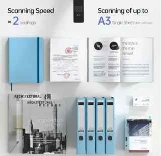 Escáner de libros CZUR Aura Pro OCR