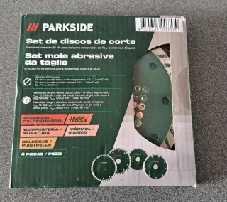 Set 4 discos corte Parkside
