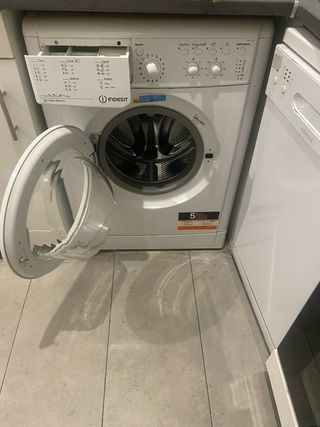Lavadora Indesit 7 kg Blanca