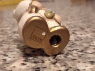 Figurina in ceramica nuova con scatola