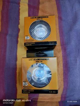 2 Balizas V16 Luz de Emergencia