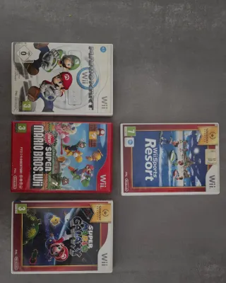 Lotto 5 Giochi Nintendo Wii - Mario Kart, Galaxy,