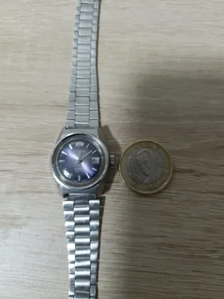 Reloj Orient Mujer Azul y Plateado