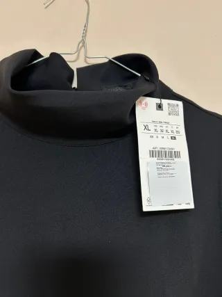 Vestido largo estampado animal print zara