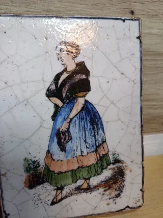 ANTIGUOS AZULEJOS CERÁMICA, GOYESCA Y REGIONAL