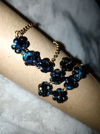 Conjunto Joyería Create Your Style Negro/Azul