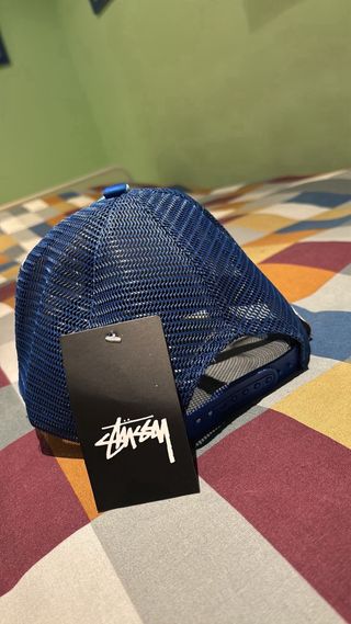 Gorra Stüssy Camuflaje Azul y Blanca