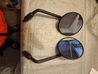 Coppia specchietti moto neri