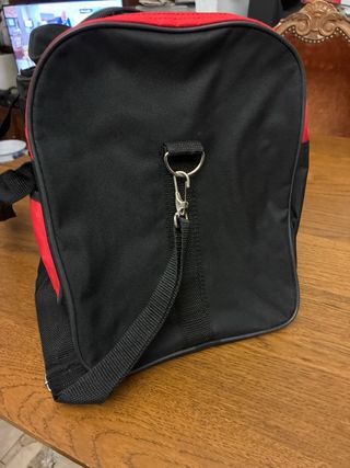 Borsa da palestra sportiva rossa e nera