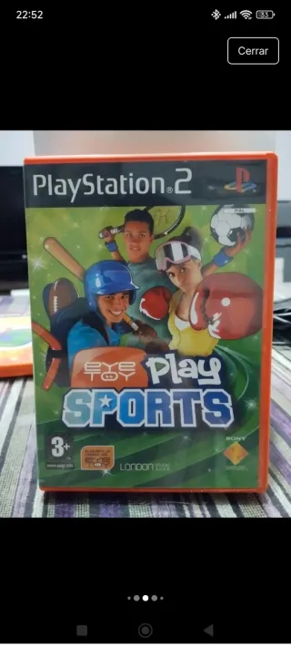 Lote EyeToy Play 1,2,3 sport y spy toy + 2 camaras