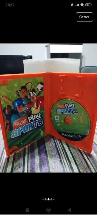 Lote EyeToy Play 1,2,3 sport y spy toy + 2 camaras