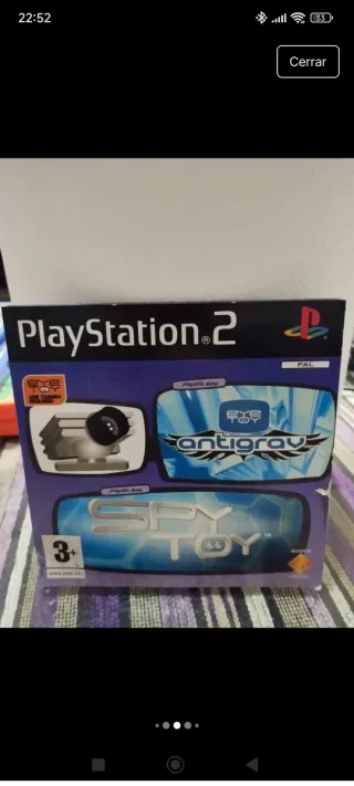 Lote EyeToy Play 1,2,3 sport y spy toy + 2 camaras