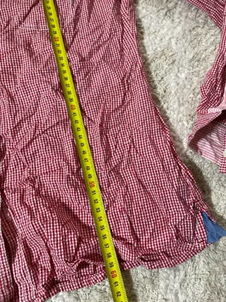 Tommy Hilfiger Camisa Cuadros Roja Talla M