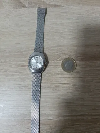 Reloj Orient Mujer Plata y Blanco