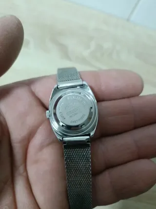 Reloj Orient Mujer Plata y Blanco