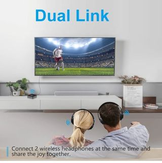 ZIOCOM Transmisor Receptor Bluetooth 5.0 Negro