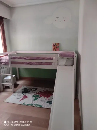 Cama infantil blanca