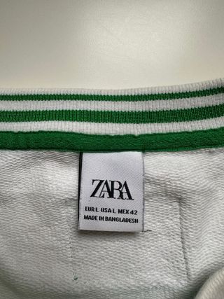 Sudadera Zara Blanca