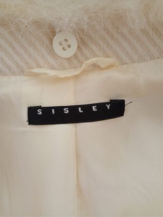 Cappotto Sisley con collo staccabile Tg 42