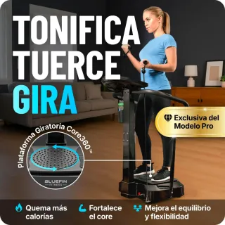 Plataforma Vibratoria Bluefin Pro - Nueva