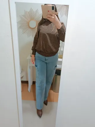 Maglia donna fantasia geometrica